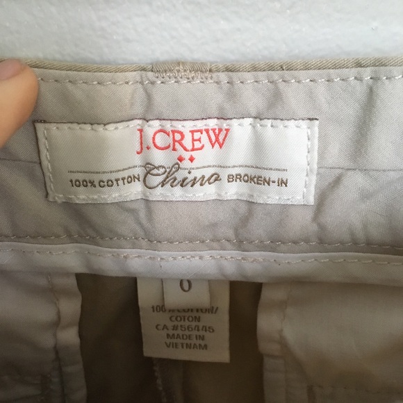J. Crew ~ Chino khaki shorts - Picture 3 of 6
